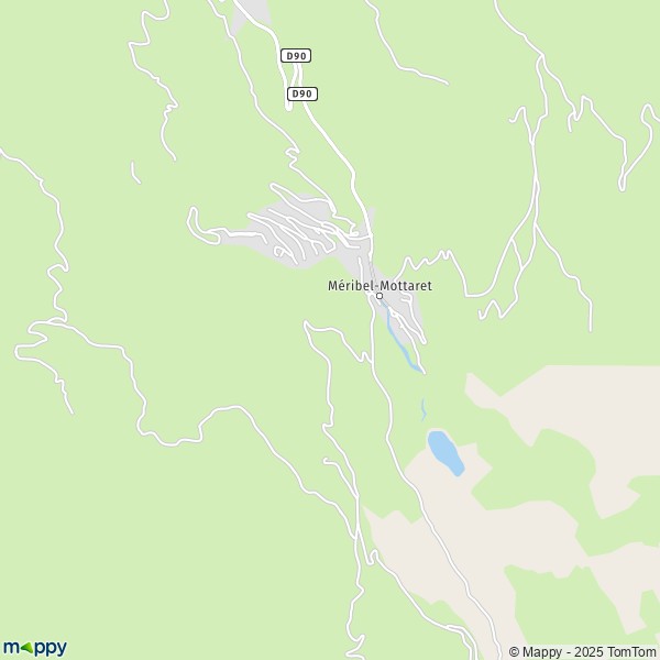 Carte Chalet du Mottaret, 73550 Les Allues