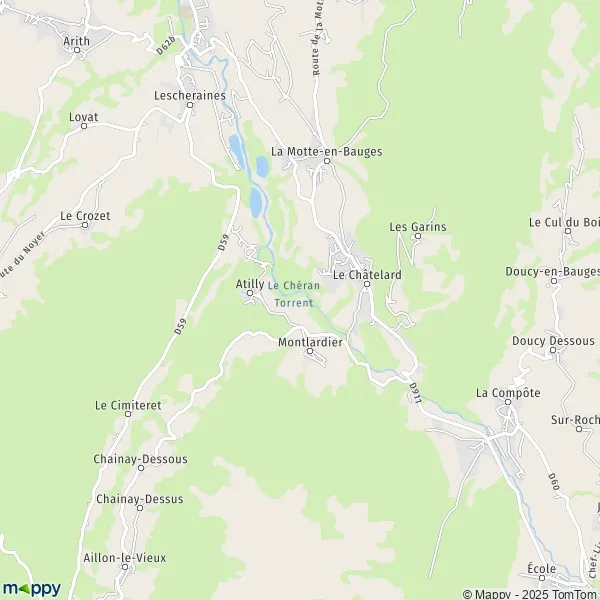 Carte Hohe Strasse, 73630 Remshalden