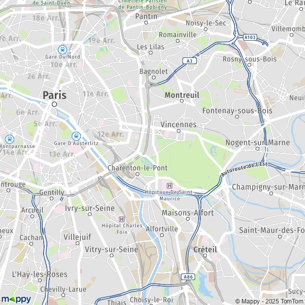 carte paris 12ème arrondissement Plan paris : carte de paris (75012) et infos pratiques