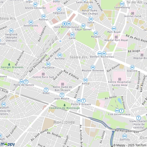 carte arrondissement paris