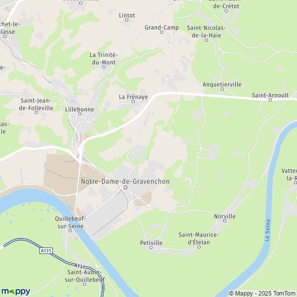 La carte pour la ville de Port-Jérôme-sur-Seine 76170-76330