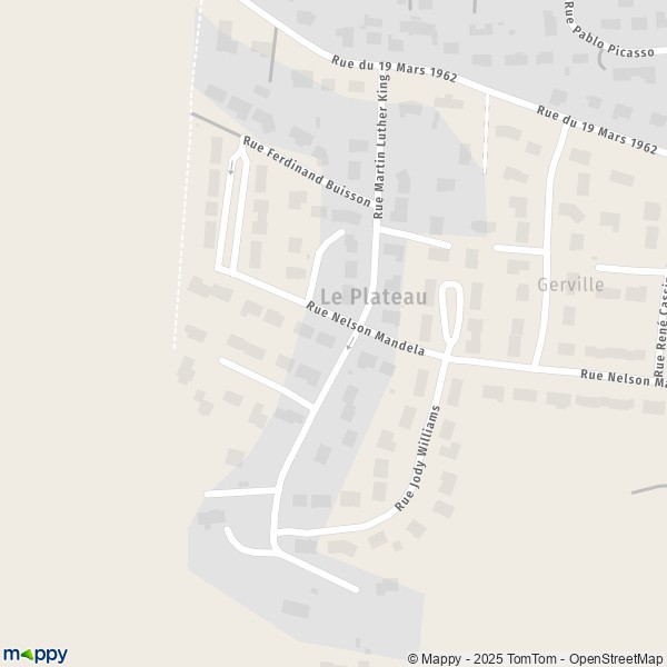Carte Le Plateau, 76700 Gainneville