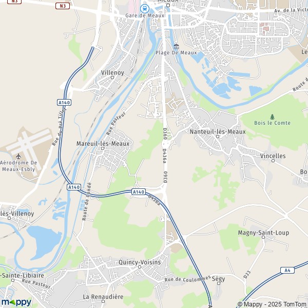 Plan Mareuil Les Meaux Carte De Mareuil Les Meaux 77100 Et Infos Pratiques