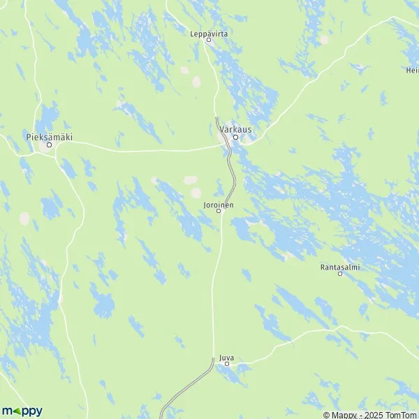 Plan Joroinen carte de Joroinen (77460) et infos pratiques