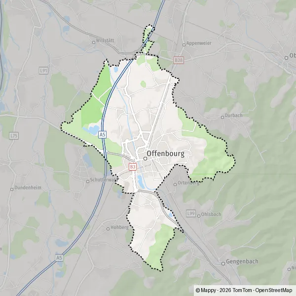 Stadtplan Für Englerstr., Offenburg, 776 De – HZBCI
