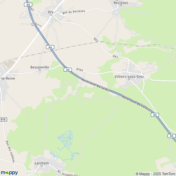 Carte Les Hauts de Busseau, 77760 Villiers-sous-Grez