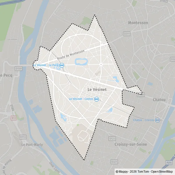 Plan Le Vesinet Carte De Le Vesinet Et Infos Pratiques