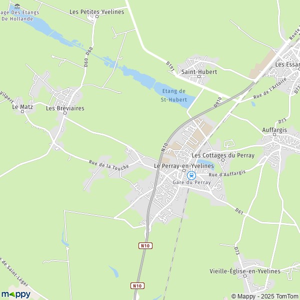 La carte pour la ville de Le Perray-en-Yvelines 78610