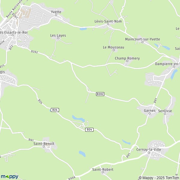 Carte La Massicoterie, 78690 Les Essarts-le-Roi