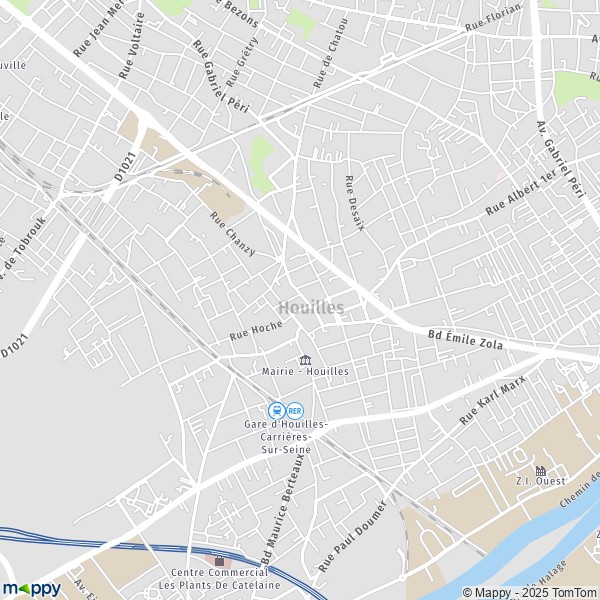 La carte pour la ville de Houilles 78800