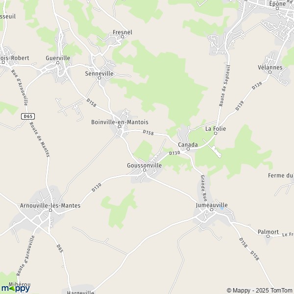 Plan Goussonville Carte De Goussonville 78930 Et Infos Pratiques