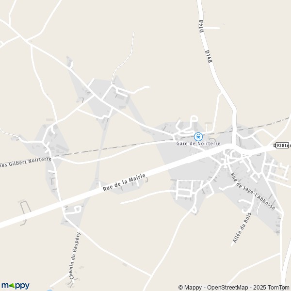 Carte Noirterre, 79300 Bressuire