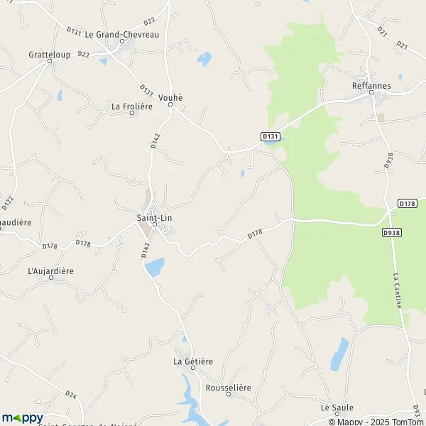 Plan saintlin carte de saintlin (79420) et infos pratiques