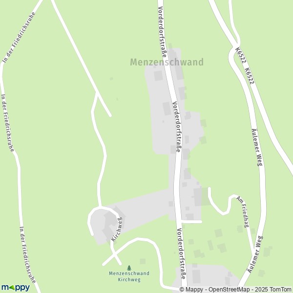 Carte Menzenschwand, 79837 Sankt Blasien