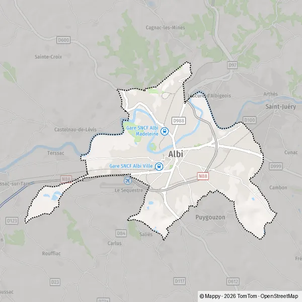 Plan D’Albi 81000 , Carte MICHELIN Albi – IXDVUA