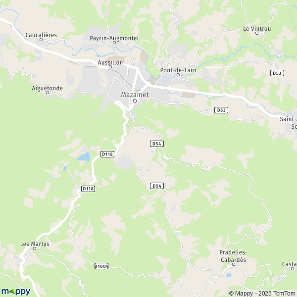 Plan mazamet carte mazamet  81200  infos pratiques