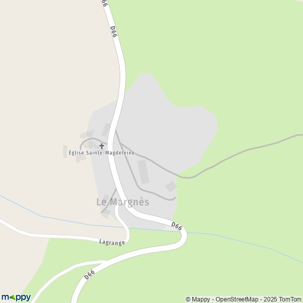 Carte Le Margnès, 81260 Fontrieu