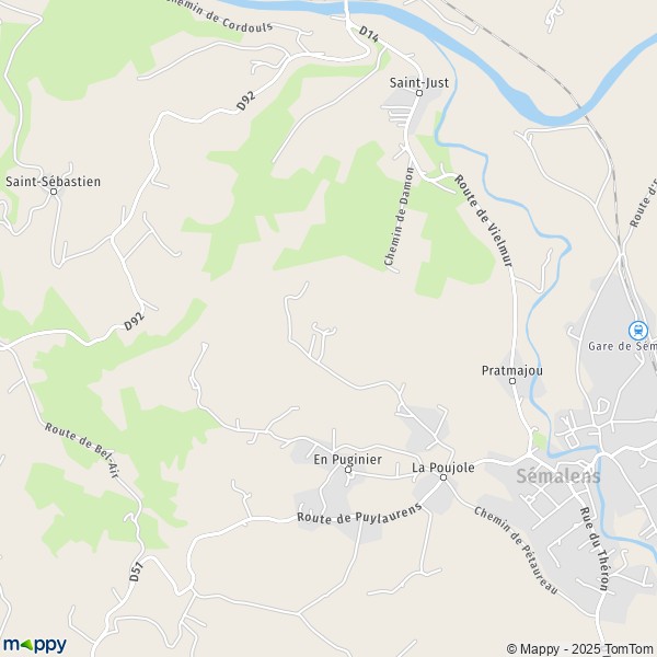 Carte La Pastré, 81700 Puylaurens