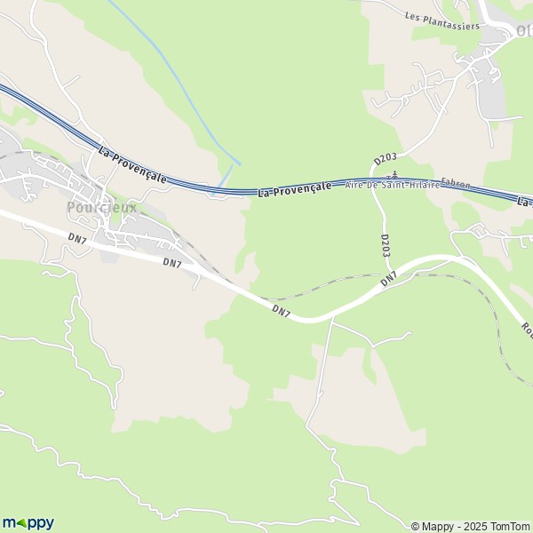 Carte Le Chemin de Barjols, 83470 Pourcieux