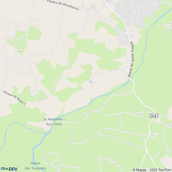 Carte Saint-Julien, 83550 Vidauban