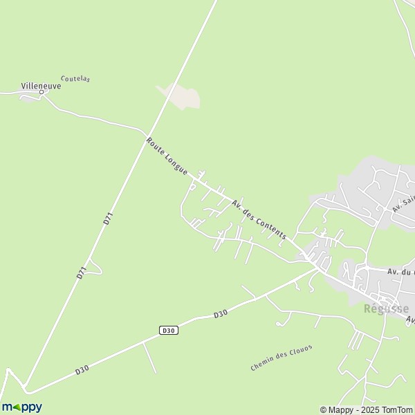 Carte Saint-Jean du Verdon, 83630 Régusse