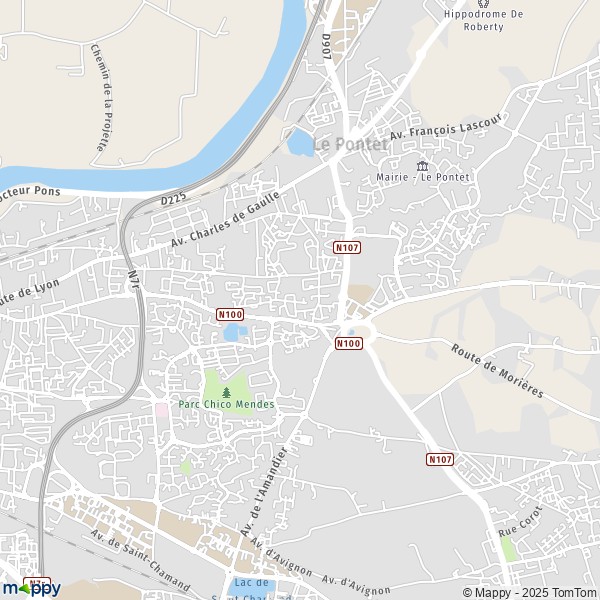 Carte Réalpanier, 84130 Le Pontet