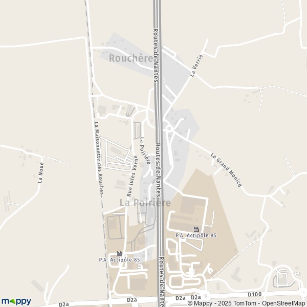 Carte Rouchère, 85170 Bellevigny
