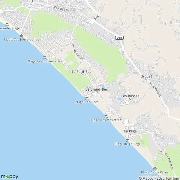 Plan sainthilairederiez carte de sainthilairederiez (85270)