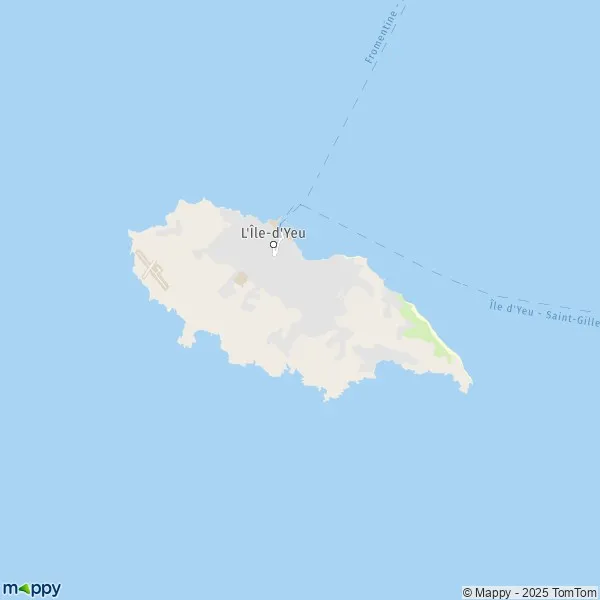 Plan L'Îled'Yeu carte de L'Îled'Yeu (85350) et infos pratiques