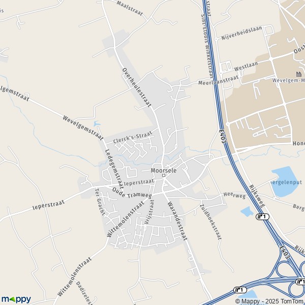 Carte Moorsele, 8560 Wevelgem