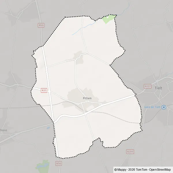 Plan Pittem : carte de Pittem (8740) et infos pratiques