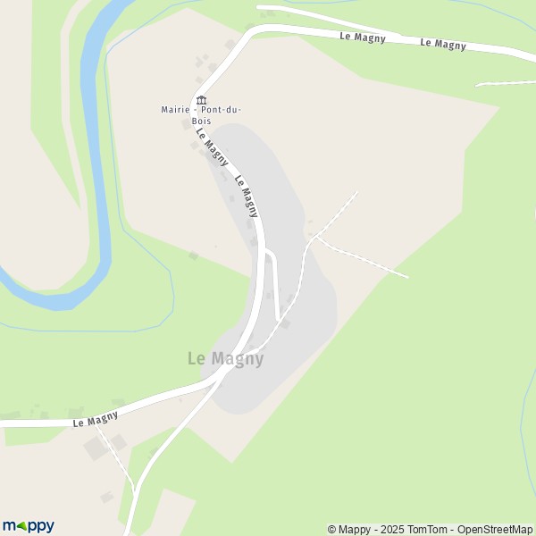 Carte Le Magny, 88240 Fontenoy-le-Château