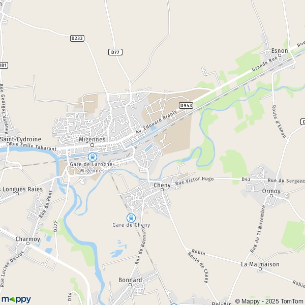 Carte Cité, 89400 Migennes