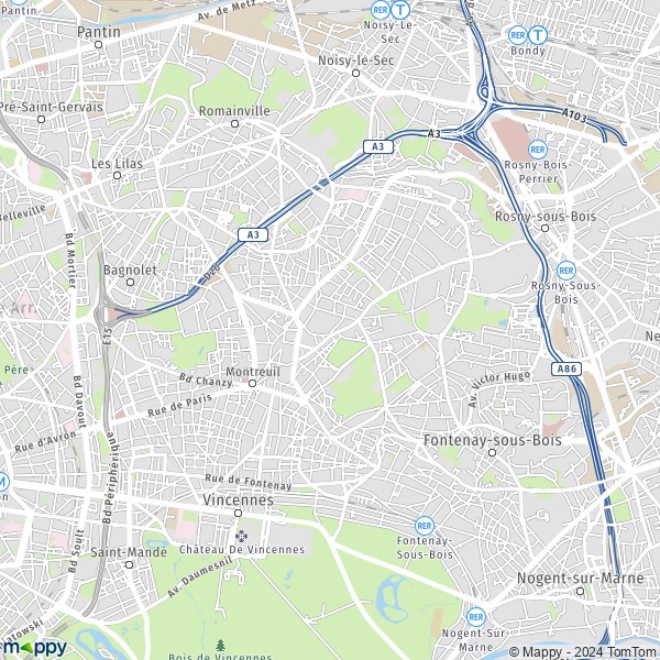 Plan Montreuil : Carte De Montreuil (93100) Et Infos Pratiques