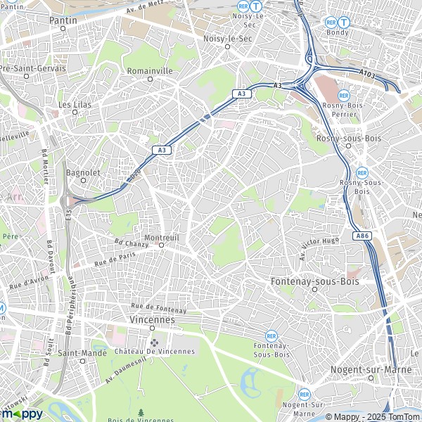 Plan Montreuil : Carte De Montreuil (93100) Et Infos Pratiques