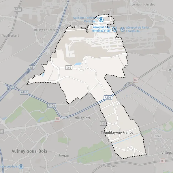 Plan Tremblay En France Carte De Tremblay En France Et Infos Pratiques