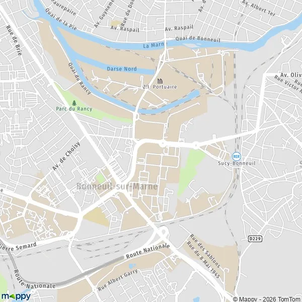 Plan bonneuilsurmarne carte de bonneuilsurmarne (94380) et infos