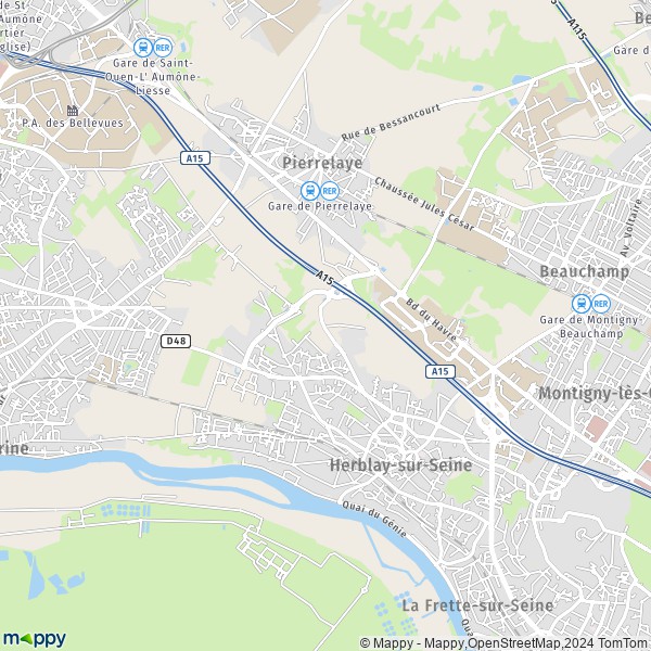 La carte pour la ville de Herblay-sur-Seine 95220