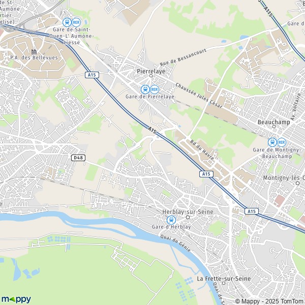 La carte pour la ville de Herblay-sur-Seine 95220