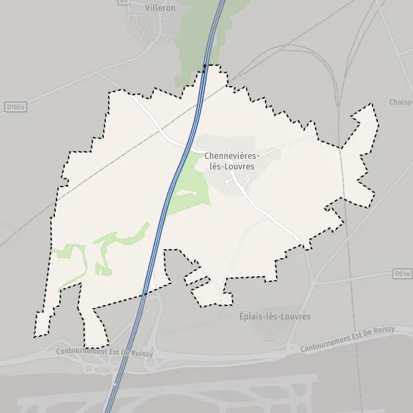 Plan Chennevieres Les Louvres Carte De Chennevieres Les Louvres 95380 Et Infos Pratiques