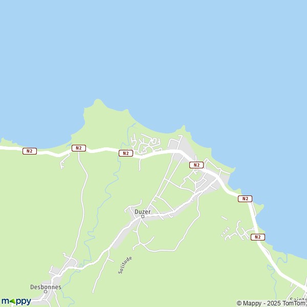 Carte Plessis-Nogent, 97115 Sainte-Rose