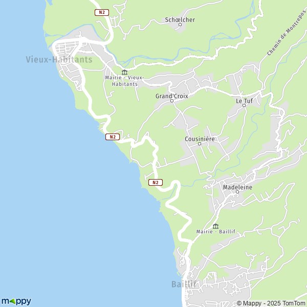 Carte Val de l'Orge, 97119 Vieux-Habitants