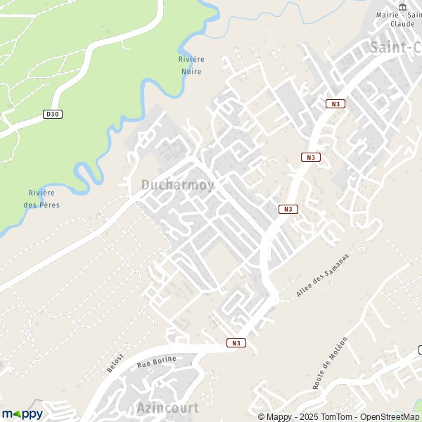 Carte Ducharmoy, 97120 Saint-Claude