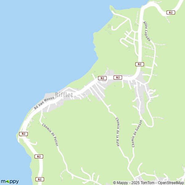 Carte Rifflet, 97126 Deshaies