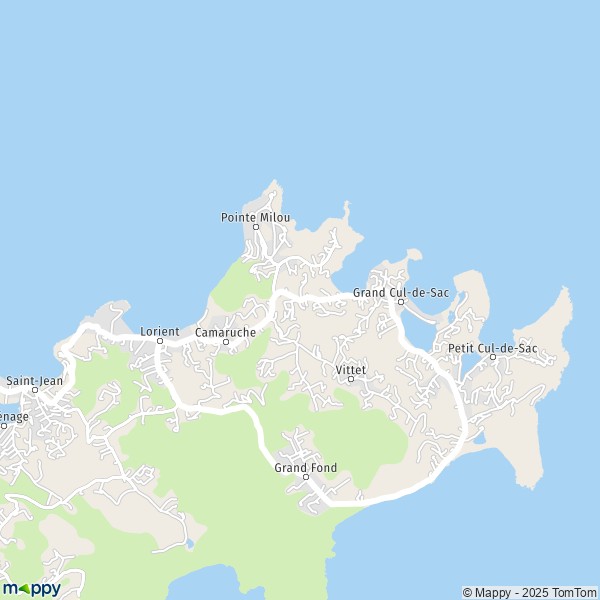 Carte Marigot, 97133 Gustavia