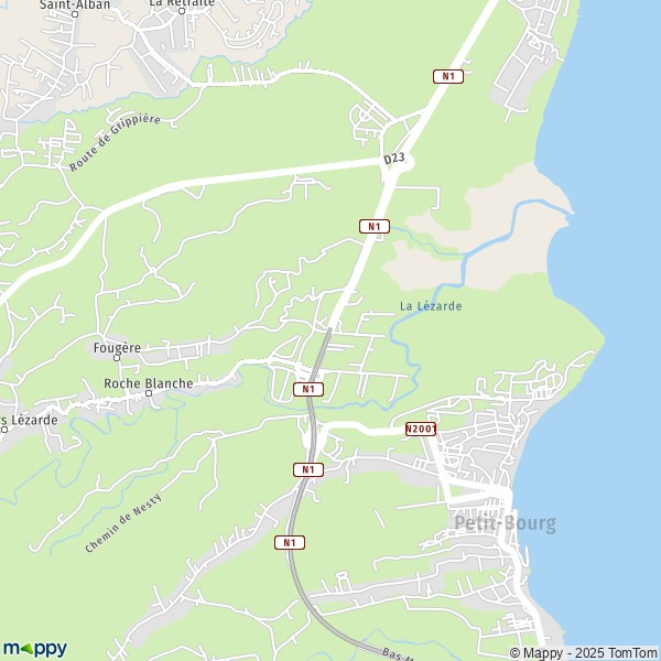 Carte Colin, 97170 Petit-Bourg