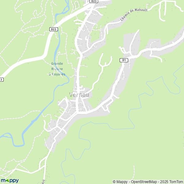 Carte Vernou, 97170 Petit-Bourg