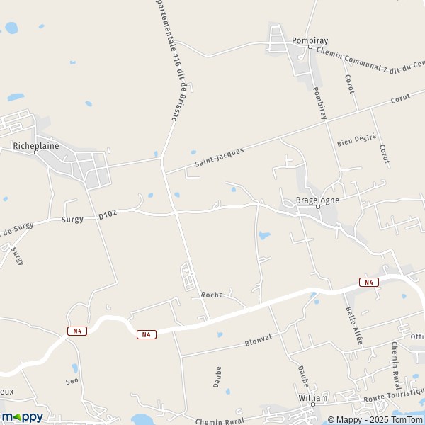 Carte Richeplaine, 97180 Sainte-Anne
