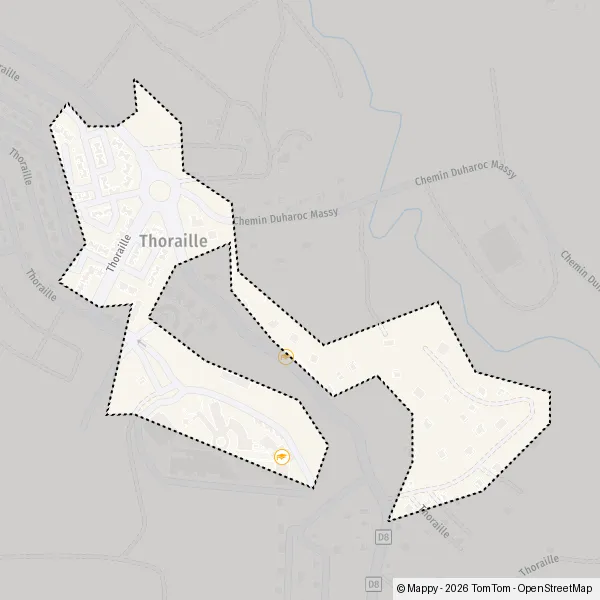 Plan Thoraille : carte de Thoraille, 97215 Rivière Salée et infos pratiques
