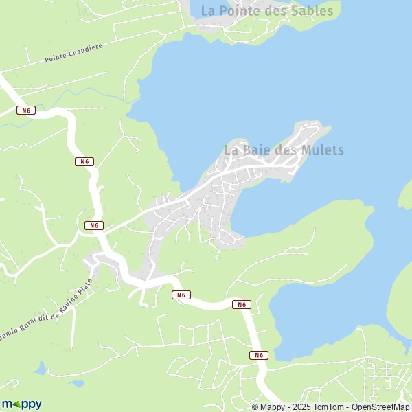 Carte La Baie des Mulets, 97280 Le Vauclin